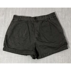 URBAN OUTFITTERS BDG Shorts Women Medium Brown Cuffed Elastic Waist 3.5" Inseam